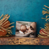 父の日の最初のカスタム写真 フォトプラーク (側面)