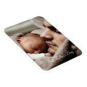 父の日の最初のカスタム写真 マグネット (右側)