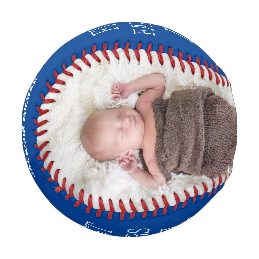 父の日の最初の写真 野球ボール (正面左)