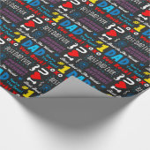 父の日の最高のパパことわざ ラッピングペーパー (角)