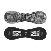 父の日の最高のパパの写真パーソナライズされた 野球ボール (パネル)