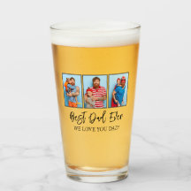 父の日の最高のパパは家族の写真コラージュ