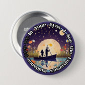 父の日の最高のパパボタン、パパギフト、日 缶バッジ (正面&裏面)