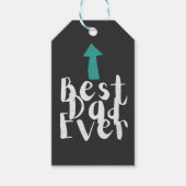 父の日の最高のパパミニマル ギフトタグ (正面)