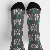 父の日の最高のパパミニマル ソックス (上部)