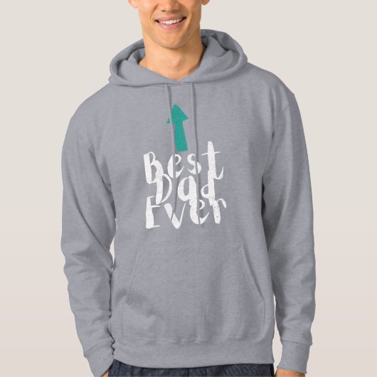 父の日の最高のパパミニマル パーカ (正面)