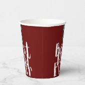 父の日の最高のパパミニマル 紙コップ (右)