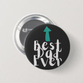 父の日の最高のパパミニマル 缶バッジ (正面&裏面)