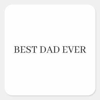父の日の最高のパパ スクエアシール