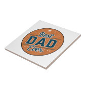 父の日の最高のパパ タイル (側面)