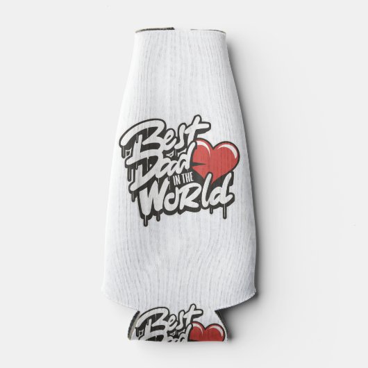 父の日の最高のパパ ボトルクーラー (正面)