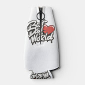 父の日の最高のパパ ボトルクーラー (裏面)