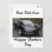 父の日の最高のパパ ポストカード (正面/裏面)