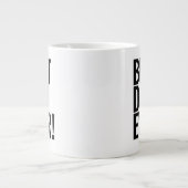 父の日の最高のパパ!ポップ・アートの ジャンボコーヒーマグカップ (正面)