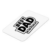 父の日の最高のパパ マグネット (左側)