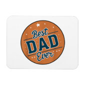 父の日の最高のパパ マグネット (横)