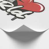 父の日の最高のパパ ラッピングペーパー (角)