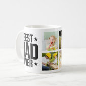 父の日の最高のパパEver 6 Photo & Photo, Black コーヒーマグカップ (正面左)