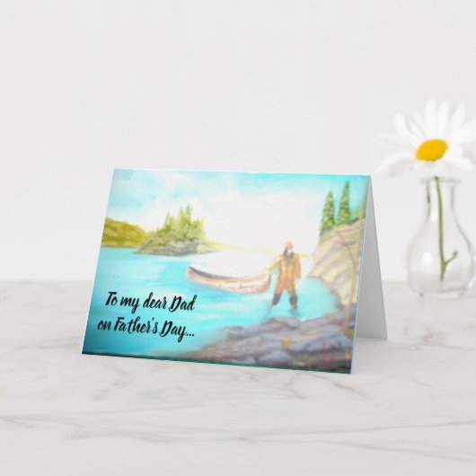 父の日の最高のパパEver Greeting Card カード (小さな植物)