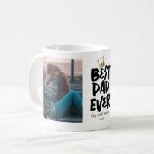 父の日の最高のパパEver Photo コーヒーマグカップ (正面左)