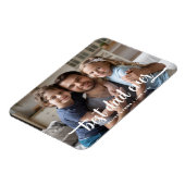 父の日の最高のパパEver Script Photo マグネット (左側)