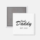 父の日の最高のプレゼント - おしゃれなパパ向けギフト マグネット (正面/裏面)