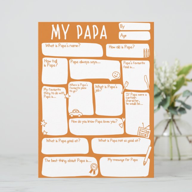 父の日の最高のプレゼント_最高のパパ (スタンド正面)