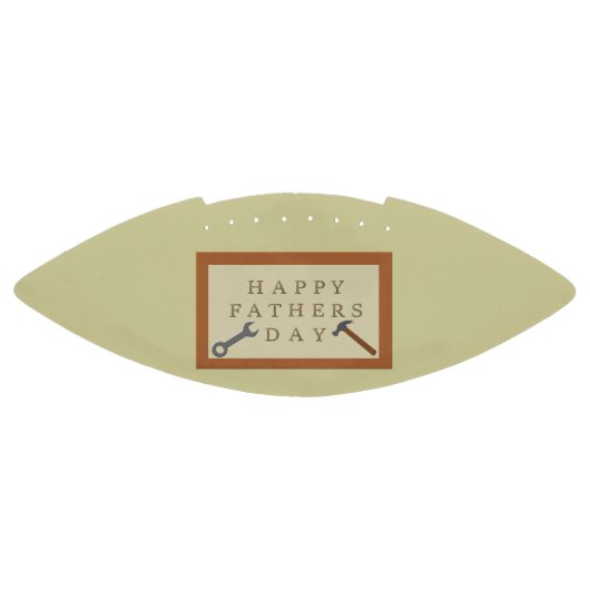 父の日の木製の看板 アメリカンフットボール (パネル)
