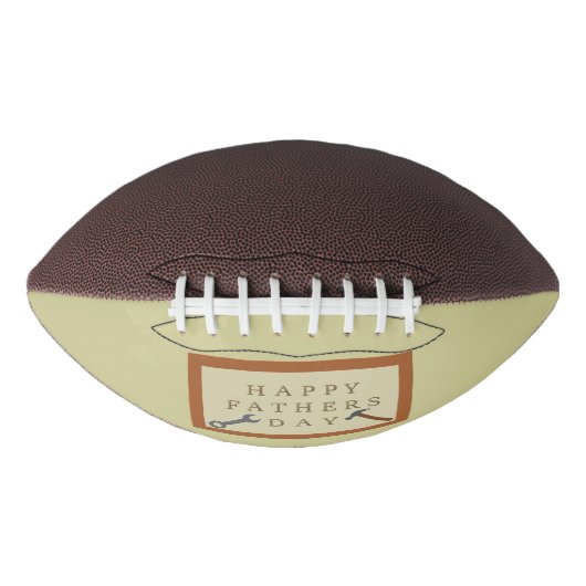 父の日の木製の看板 アメリカンフットボール (正面)