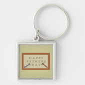 父の日の木製の看板 キーホルダー (正面)
