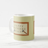 父の日の木製の看板 コーヒーマグカップ (正面左)