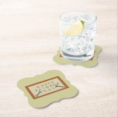 父の日の木製の看板 ペーパーコースター (インサイチュ)