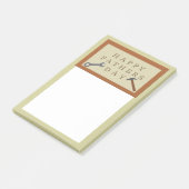 父の日の木製の看板 ポストイット (アングル)