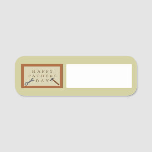 父の日の木製の看板 名札