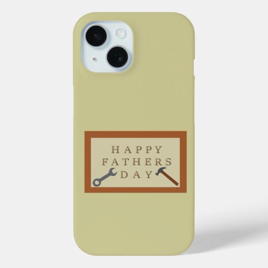 父の日の木製の看板 Case-Mate iPhoneケース (裏面)