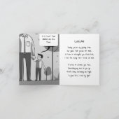 「父の日の木」 サンキューカード (内部)