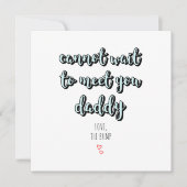 父の日の未来のパパすぐにダディーブルーになる カード (正面)