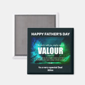 父の日の武勇に優れた人 マグネット (正面/裏面)