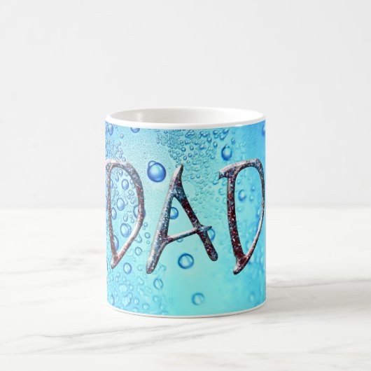 父の日の水泳のマグ コーヒーマグカップ (中央)