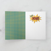 父の日の漫画ブックヒーローおじいちゃん カード (内部)