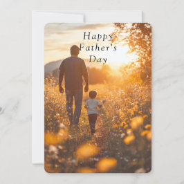 父の日の父と息子の野球夏