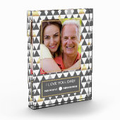 父の日の父のために。カスタムフォトブロック フォトブロック (左)