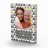 父の日の父のために。カスタムフォトブロック フォトブロック (右)