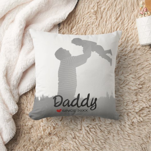 父の日の父の日の最初の幸せな父 クッション (ブランケット)