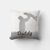 父の日の父の日の最初の幸せな父 クッション (正面)