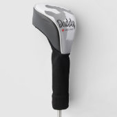 父の日の父の日の最初の幸せな父 ゴルフヘッドカバー (アングル)