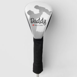 父の日の父の日の最初の幸せな父 ゴルフヘッドカバー