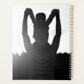 父の日の父の日の最初の幸せな父 プランナー手帳 (裏面)