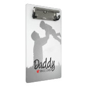 父の日の父の日の最初の幸せな父 ミニクリップボード (アングル)