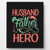 父の日の父の英雄 フォトプラーク (正面)